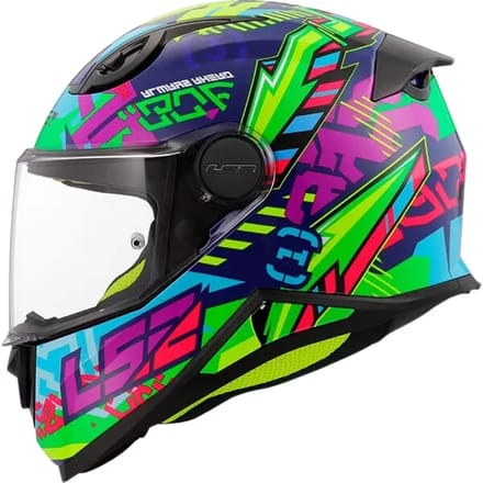 LS2 FF812 Kid Svent Blauw Groen Kinder Integraalhelm - Helm
