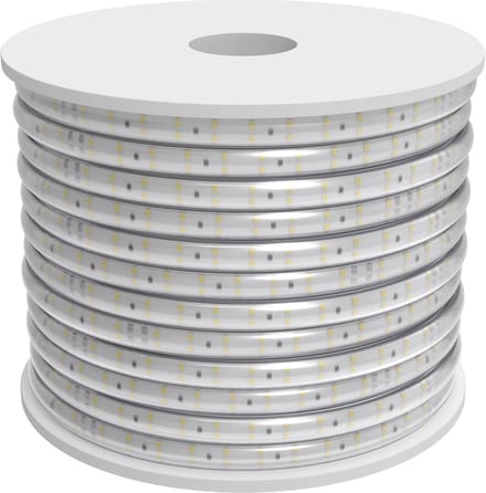 Braytron - Bouwplaatsverlichting LED Lichtslang V3 - 100 meter 4000K Helder wit licht - Plug and Play