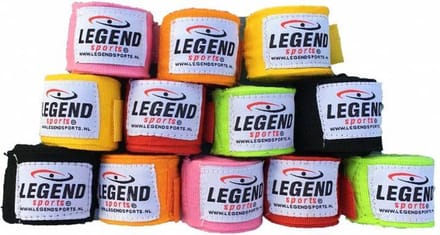 Legend Sports Boksbandages 255 Cm Blauw Per 2 Stuks