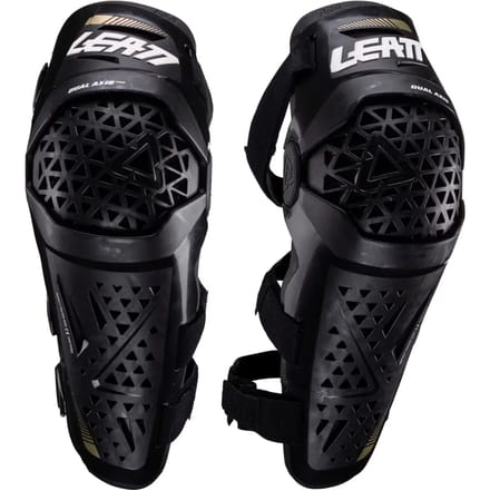 Leatt Dual Axis Pro Zwarte Knie- en Scheenbeschermers - Kniebrace