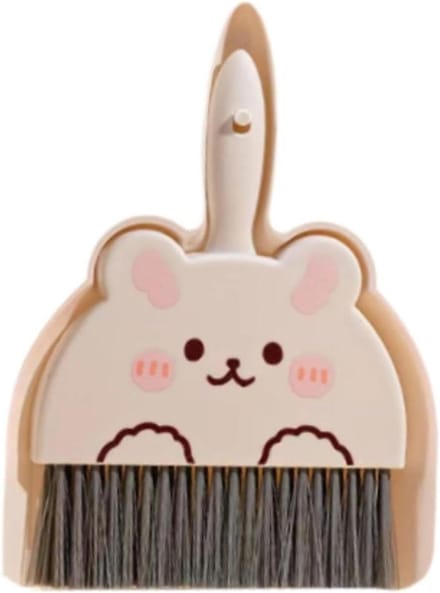 Mini Stoffer en Blik - Kleine Bezem Set - Snel Opruimen - Compact Ontwerp - 23 x 18 cm - null