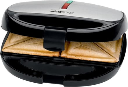 Clatronic ST/WA 3670 - sandwich maker / waffle maker / grill - Zwart/inox