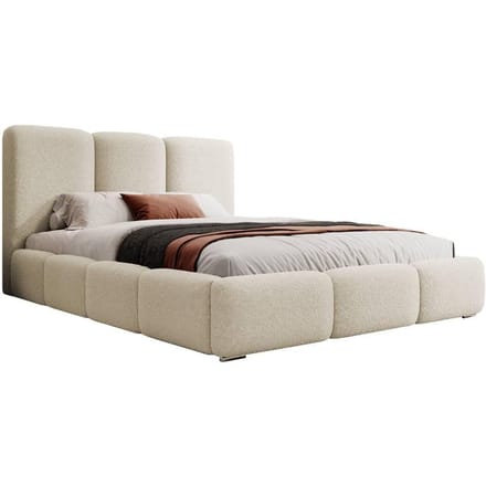 Bedframe Briar bouclé met opbergruimte 140x200 | NADUVI Collection