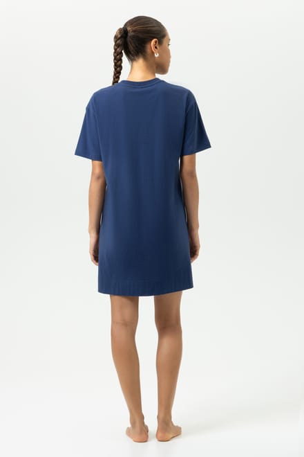 Slaapshirt Serie Solid Love Blue Zodiac