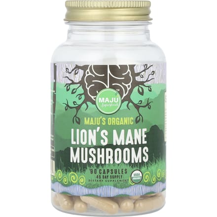 Maju Superfoods, Champignon Crinière de Lion Bio, 90 Capsules