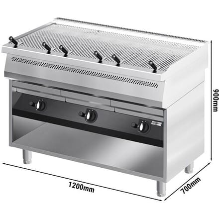 GGM Gastro Gas Wassergrill - 33 kW Zilver
