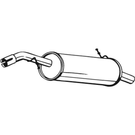 Geluiddemper achter BOSAL 190-073