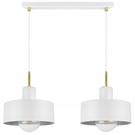 Light-Home BARCELONA - Hanglamp 2-Lichts - Metaal Design - Hoogte Verstelbaar - E27
