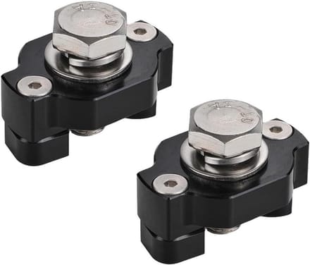 ATV Ankers - Tie Down Ankers - Lading Zekeren - Aluminium Legering - 2 stuks - Zwart
