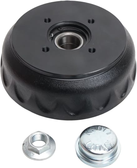 Knott remtrommel - 200x50 mm - 4x100 - inclusief flensmoer en naafdop