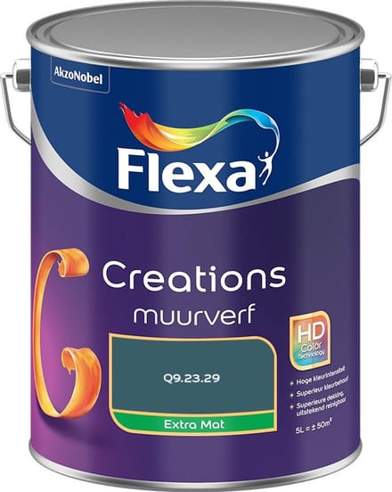 Flexa - Creations Muurverf Extra Mat - Q9.23.29 - Mengverf - 5 L