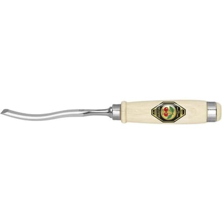 Kirschen 1051010 S-vormige beitel met beukenhouten heft
