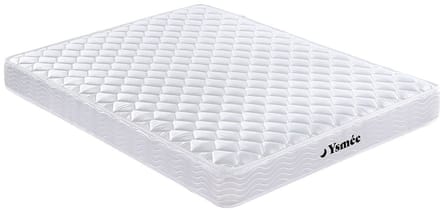 Vente-unique Set lattenbodem en matras met veren WOLKENLOS van YSMÉE - 140 x 200 cm