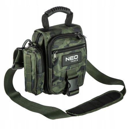NEO Camo reistas - 8 compartimenten, verstelbare riem, 25x19cm