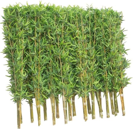 Kunst bamboe - Nep plant - Buiten decoratie - Realistisch uiterlijk - Tot 2 meter - Groen