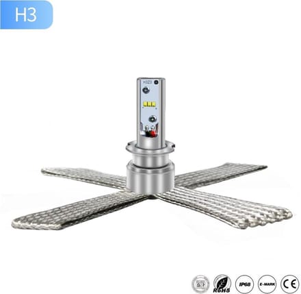 H3 Set Led G10 koplampen set 8.000 lumen copperflex