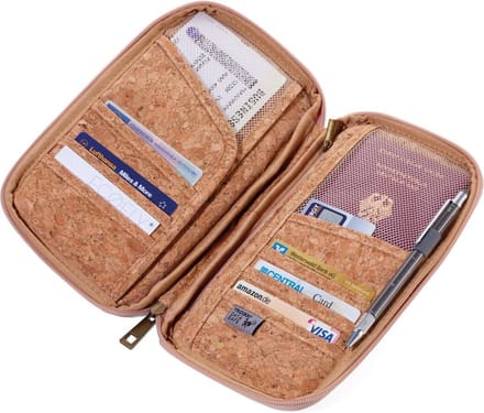 Troika Etui voor reisdocumenten, met fraudepreventie KURK