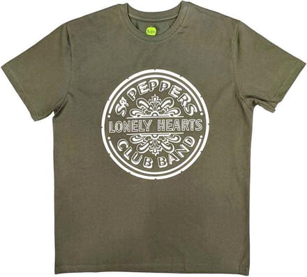 The Beatles - Lonely Hearts Heren Tshirt - S - Groen