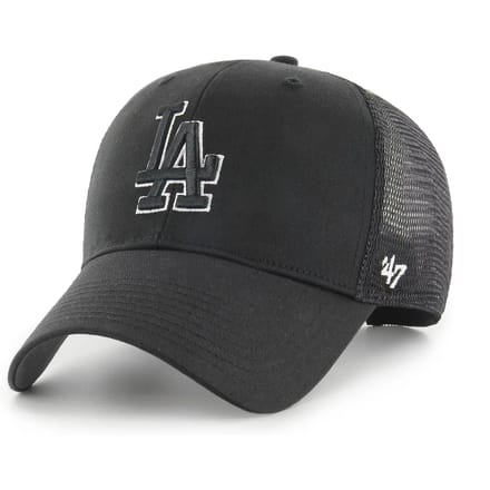 47 Brand MLB LA Dodgers Cap B-BRANS12CTP-BKN, Mannen, Zwart, Pet, maat: One size