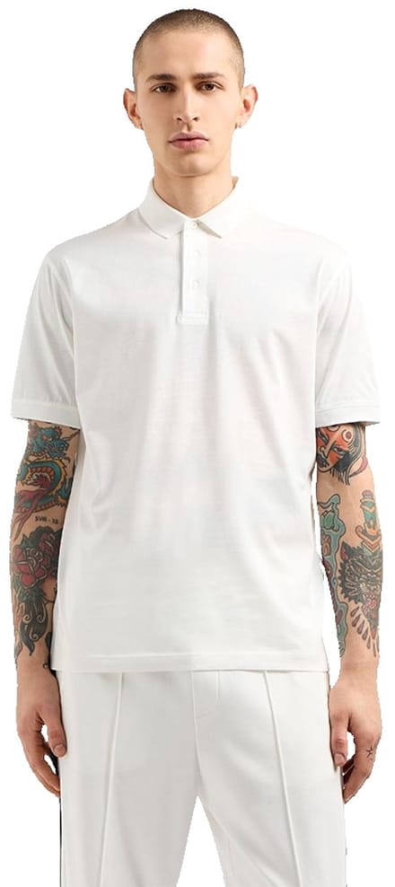 Armani Exchange Xm000329_af10364 Korte Mouw Poloshirt Wit S Man