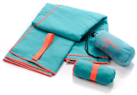Meteor Handdoeken L 80x130 cm turquoise - Handdoekenen - groot, kleur