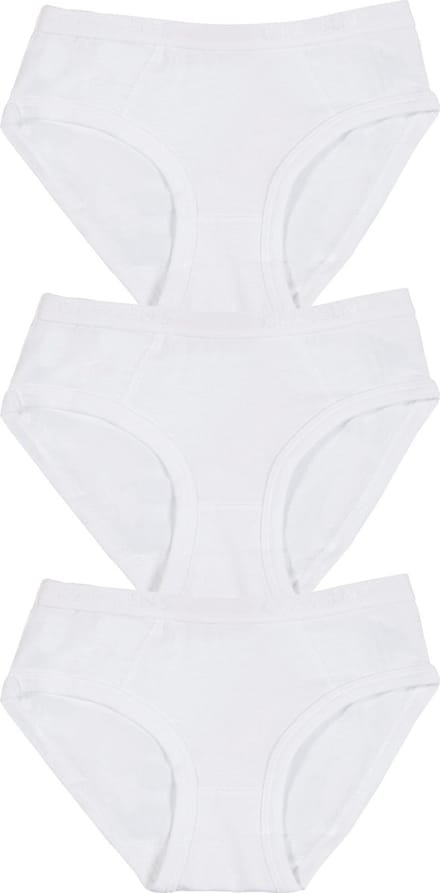 Claesen's® - Meisjes Slip 3-pack WitCL 730-White-6
