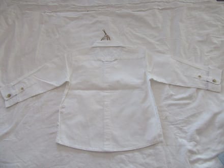 noukie's , jongens , overhemd , lange mouw ,  wit , 2 jaar 92