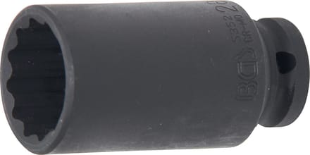 BGS Kracht dopsleuteldop twaalfkant 1/2 28 mm