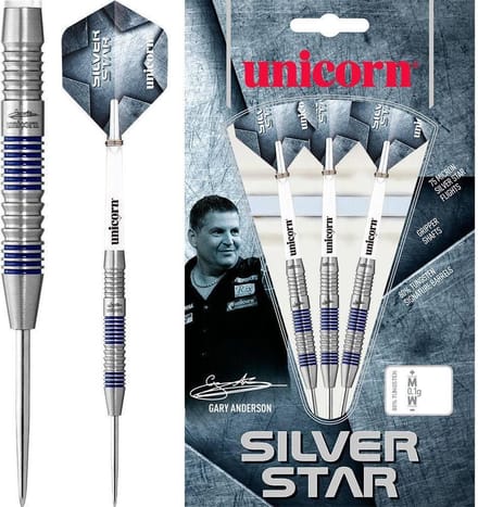 Unicorn Gary Anderson Silverstar 80% P2 - Dartpijlen