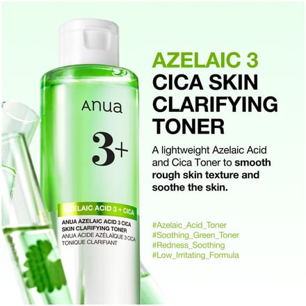 Anua Azelaic Acid 3 Cica Skin Clarifying Toner 250ml