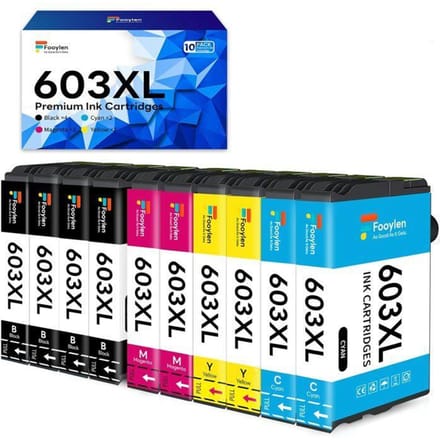 Inktcartridges 603XL compatibel met Epson 603 XL voor Expression Home XP-2100 XP-2150 XP-3100 XP-3105 XP-3150 XP-4100 XP-4155