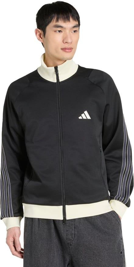 Adidas Stadium Regular Fit Pique Tracktop Trainingspakken Heren - Zwart - Maat M - Poly Mesh