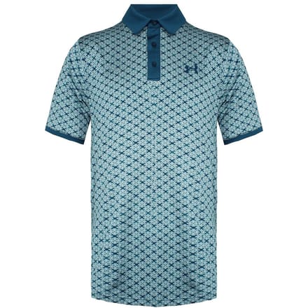 Under Armour Playoff 2.0 Heren Teal Saltire Poloshirt