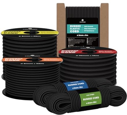 Elastisch Koord 3mm x 20m voor Dekzeilen en Kamperen