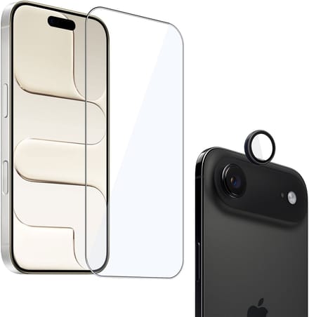 ChiGuard Screenprotector + Camera beschermglas geschikt voor iPhone 17 Air Screenprotector - Beschermglas - Camera - Curved - GuardCover