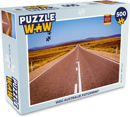 Puzzel Weg Australie fotoprint - Legpuzzel - Puzzel 500 stukjes