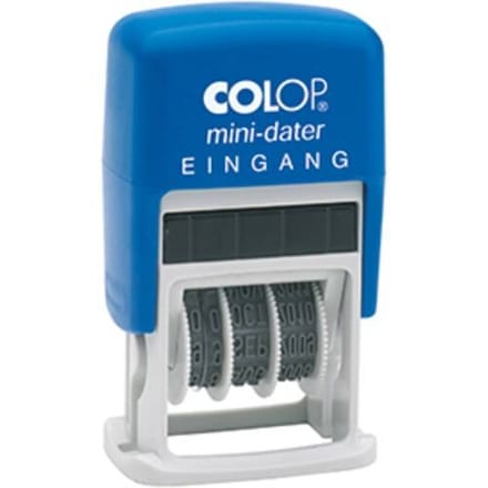 Colop mini-dater 160/L1 Datumstempel 25 x 12 mm (bxh) Blauw