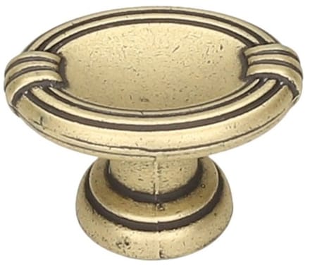 Gamet GG32 - Meubelknop - Retro - Patina op Messing - Smal
