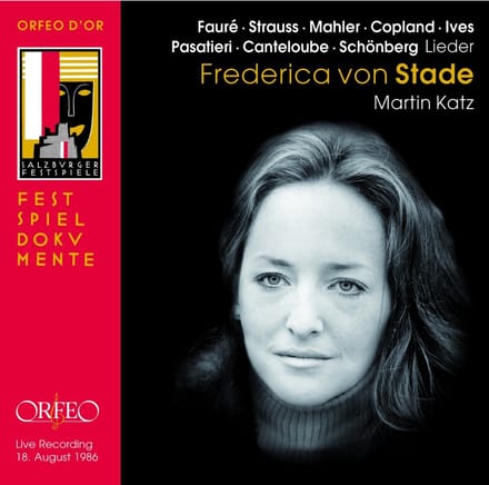 Frederica Von Stade, Martin Katz - Liederabend (Live 18, August 1986) (CD)