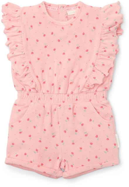 Playsuit - Roze - Sunny Flowers-98/104