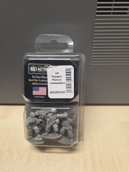 US Rangers platoon commanders (Bolt action nieuw)