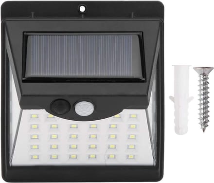 40 LED Buitenlamp op Zonne-energie met Bewegingssensor en Verstelbare Spots