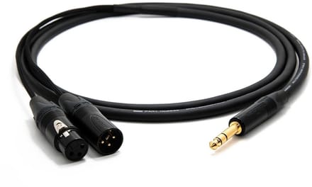 10 m Mogami 2930 Insertkabel - Neutrik TRS naar XLR voor Studio en Live