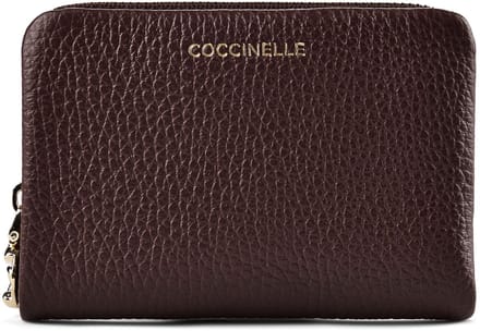 COCCINELLE Leren portemonnee C-Me Softy Wallet Berry donkerpaars