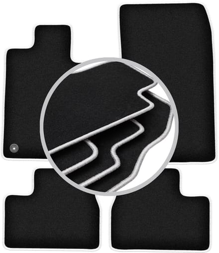 CARLUX-SILVER automatten voor: BMW 3 E30 sedan, stationwagen (1982-1994)