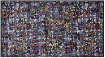 MD Entree - Design mat - Universal - Art Flowers - Vloerkleed - Antislip - Machine wasbaar - 67 x 120 cm