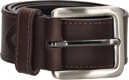 Double-d caravaggio broeksriem - lengte: 105 - Breedte: 4cm Donker bruin