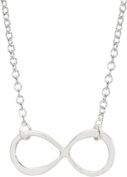 24/7 Jewelry Collection Infinity Ketting - Acht - Zilverkleurig
