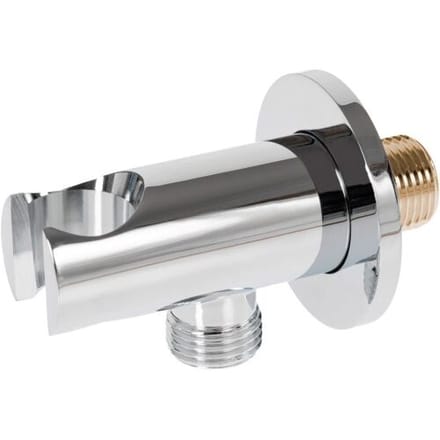 Kronenbach SUPRA 2.0 wall connection elbow with shower holder round 28628002KB