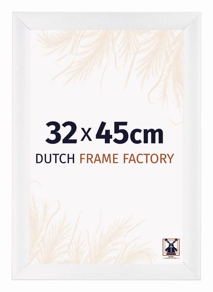 Fotolijst 32x45 cm - MDF - Wit Hoogglans - Praag